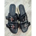 BCBGeneration Scarla platform sandals Black Espadrille Women's Size 11 Photo 1