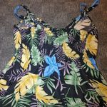 Yuna Floral Maxi Short Beach Tropical Botanical Sleeveless Dress SM High Low Size M Photo 7