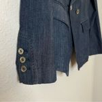 White House | Black Market  Chambray Denim Trophy Blazer Jacket Size 00 Photo 9