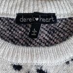 Derek Heart Sweater Pullover Shirt Top Photo 2