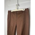 Anne Klein  Chocolate Brown Straight Leg Stretch Work Dress Ankle Pants Size 14 Photo 1