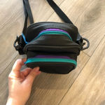 80s 90s Mini Black Teal Purple Crossbody Photo 1