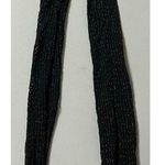 Black Silver Metallic Iridescent Glitter Fishnets Fishnet Stockings Tights Pantyhose Hosiery Lingerie Size S/M 🪩 Photo 1