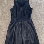 Rebecca Minkoff  Liv Perforated Navy Leather Dress Photo 1