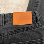 Princess Polly High Rise Distressed Denim Mom Jeans Size 4 Faded Black Photo 3