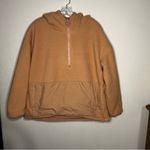 Fabletics  Lotta Teddy Quarter Zip Pullover Hooded Sweater Photo 1