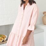 Little lies light pink linen mini dress size XS Photo 0