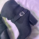 Torrid Black Heeled Boots with Knit Cuff Photo 6