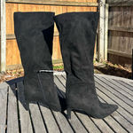 A New Day Nwt Women’s Justice knee high black boots – size 8 winter heeled Photo 0
