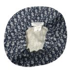 Dior Christian Monogram Bucket Hat Size 57 Blue Jacquard Photo 6