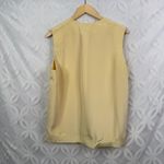 Neiman Marcus  Vintage 80s Silk Cream Lined‎ Preppy Vest Photo 9