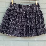 Forever 21 Black and white spider web print skater skirt woman’s size xtra small Photo 2