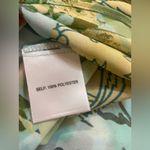 Rose + Olive  Floral Blouse Size Medium Pink Yellow Green Photo 3