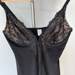 Sophisticated Black Lace Slip Dress Photo 2
