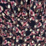 Loft Dot Shimmer Square Neck Midi Dress Size 10 Business Casual Boho Metallic Photo 4