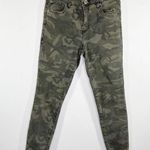 sts blue Green Camo Print Ellie High Rise Skinny Jeans Women's Size 24 Photo 0