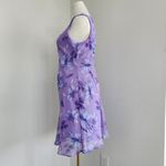 American Vintage Vintage Y2K Studio I Lilac Blue Floral Sleeveless Lined Midi Dress 14 Photo 3