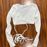 PaperMoon  Crop Top‎ White - Size S. Photo 8