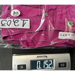 Loft Women 24 The Kick Crop Denim Hot Pink Jeans Summer Barbiecore Colorful Photo 7
