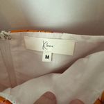 Klesis Floral Print Dress with Spaghetti Straps Orange Size M Photo 4