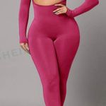 SheIn pink romper Photo 2