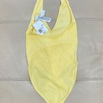 Forever 21 Yellow Rib Halter Bodysuit Photo 2