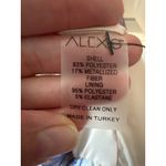 Alexis Abessa Metallic Paisley Wrap Ruffle Midi Dress Blue Gold S NWT Photo 11