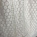 Badgley Mischka  Key Hole Back Lace Short sleeve Shirt Size Small Photo 2