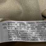 ZARA NEW  Beige Nude Faux Leather Suede Short Sleeve Mini Tee T-Shirt Dress M Photo 7