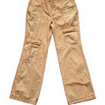 Free People The Thing Is Low Rise Utility Pants Cotton Orange Women's Size 12 Photo 0