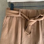 Ann Taylor Loft Rust Tie Waist Pleated Front Short Rust Color Size 4 Photo 2