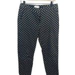 ANNA RACHELE ITALY Pants Black Polka Dot Trouser Career Euro 42 Womens 12/14 Photo 0