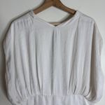 Theory Theyskens  Diza Dress Womens Medium Porcelain White flowy cute girly M Photo 7