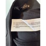 ZARA  black pants with nautical gold buttons size M Photo 4