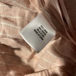 Vince Camuto  Pants Womens Large Linen Wide Leg Light Pink Pin Striped Stretch Photo 2