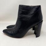 Stuart Weitzman Stuart Weitzman Pure Pointy Toe Booties Black Leather Boots Women’s Size 9.5 M Photo 2