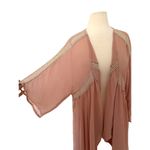 Charlotte Russe  Dusty Boho Flowy Kimono Robe Cascade Style Cover Up S (flaw) Photo 2