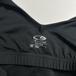 Champion  Women's Fitted Athletic Black Workout Tank Top Shelf Bra Black M Medium Photo 5