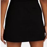 STAUD NWT black Saffron Vegan Leather Mini Skirt Photo 3