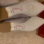Rene Caovilla Faux Pearl Cross Strap Satin Flats Photo 7