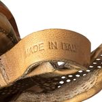 Rag and Bone  Wyatt Perforated Sandals Womens US 9 Tan Leather Slingback City Chic Photo 13