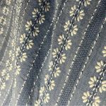 Vince Camuto Breezy Casual Cotton Top. Mandarin collar, V neck, high-low hem. Photo 6