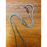 Sweet Pea 925 Sterling Silver Braided Flat Chain Necklace 17' 9.88 Grams‎ Sweet Sterling Photo 10