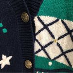 Vintage Koret knit nautical sweater vest L Blue Size L Photo 4