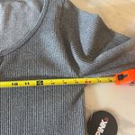 Pink Dot Gray Ribbed Knit Long Sleeve Jumpsuit Size XL One Piece Lounge Wear Photo 4