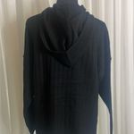 Sweet Romeo NWT Black  Hooded Ribbed Sweater Photo 3