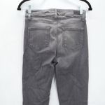 Paige  Gray Hoxton Ultra Skinny Y2K Ankle Slim Denim Punk Rock Jeans Pants 26 Photo 3