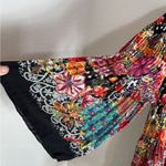 Melissa Paige Floral Multicolor Women's Top Bell Sleeves Photo 3