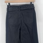 Flying Tomato  Jeans Small Black Silver Stud Belt NWT Flare Denim Cotton Stretch Photo 8