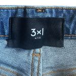 3x1 Empire Crop Flare High Waist Med Wash Blue Jeans Sz 30 Photo 5